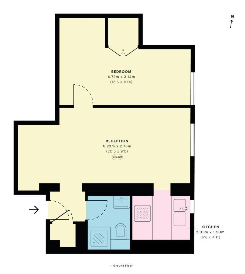 Modern 1 Bedroom Apartment In Kensington ロンドン エクステリア 写真